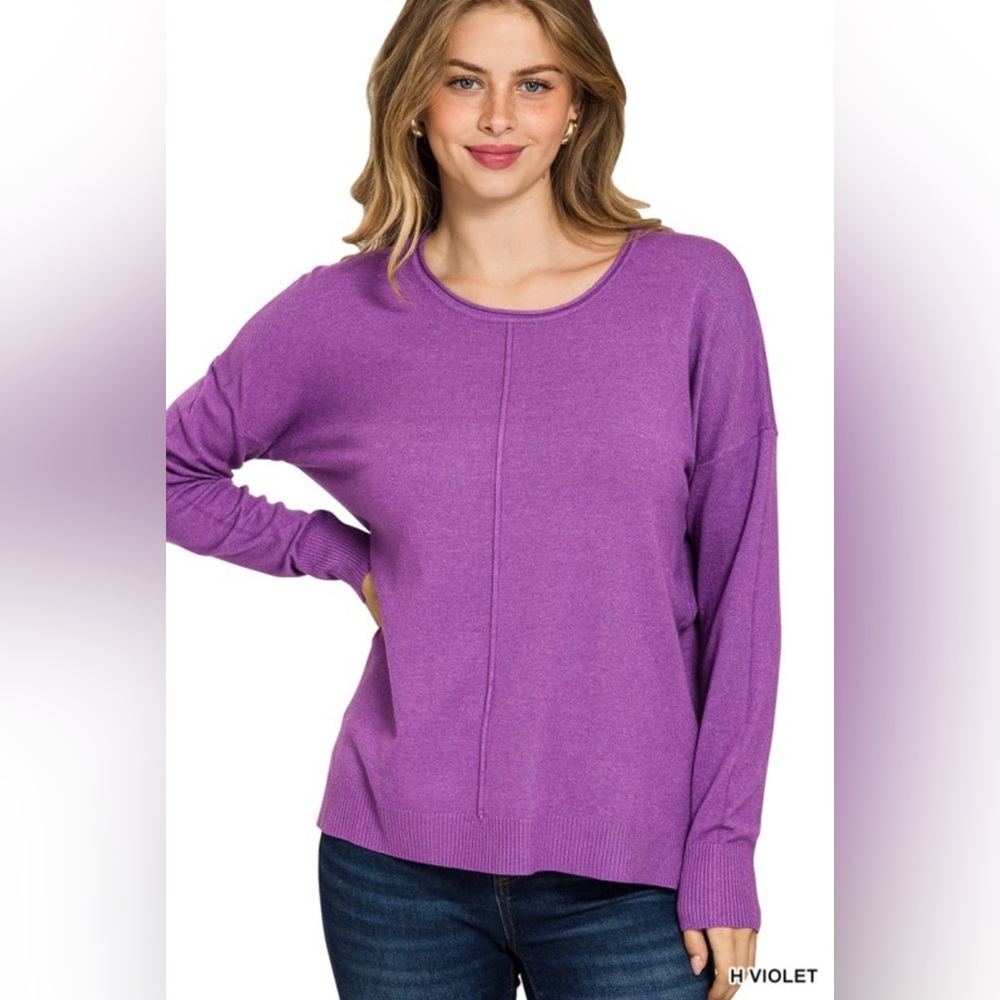 Zenana Violet Women's Viscose Sweater